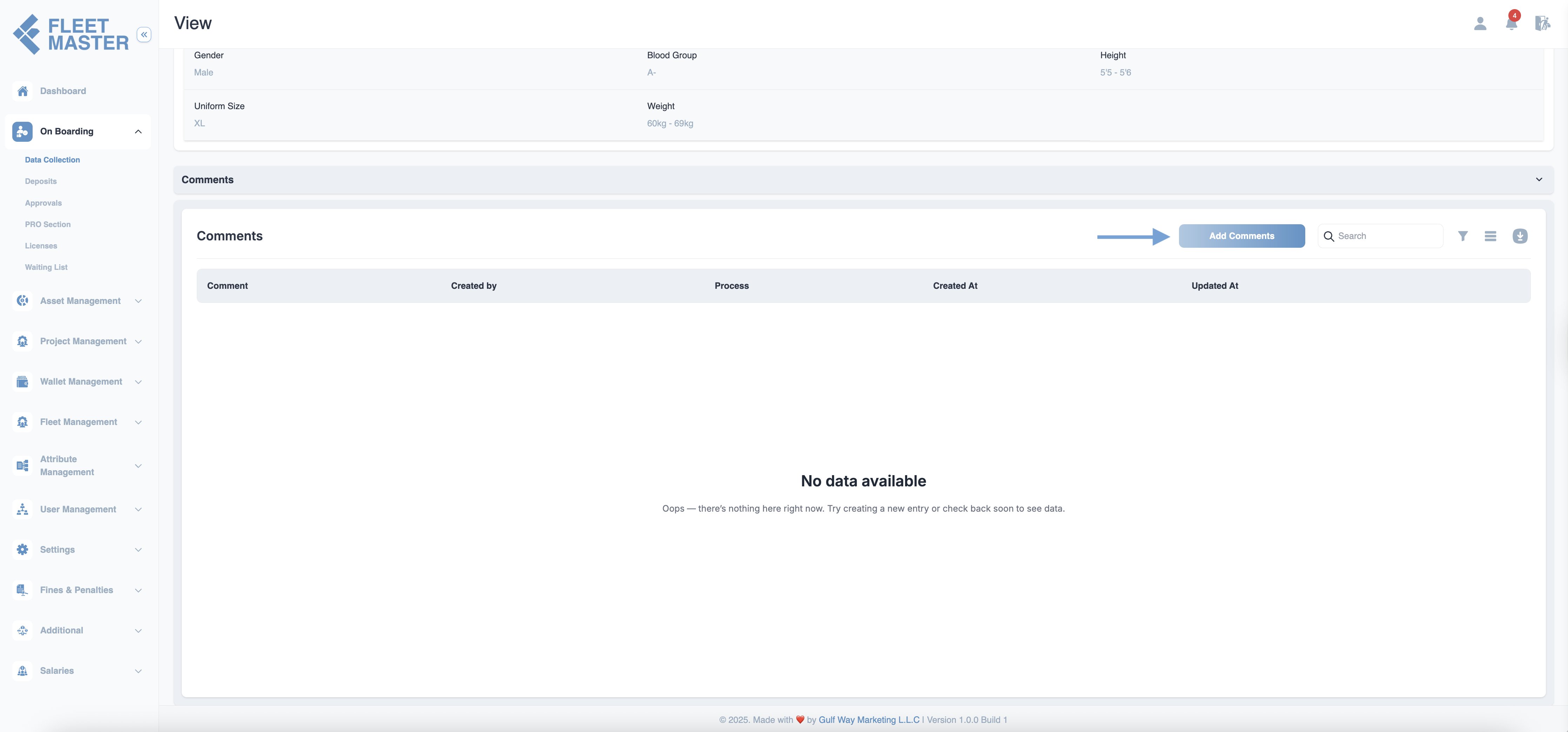Comment Screenshot
