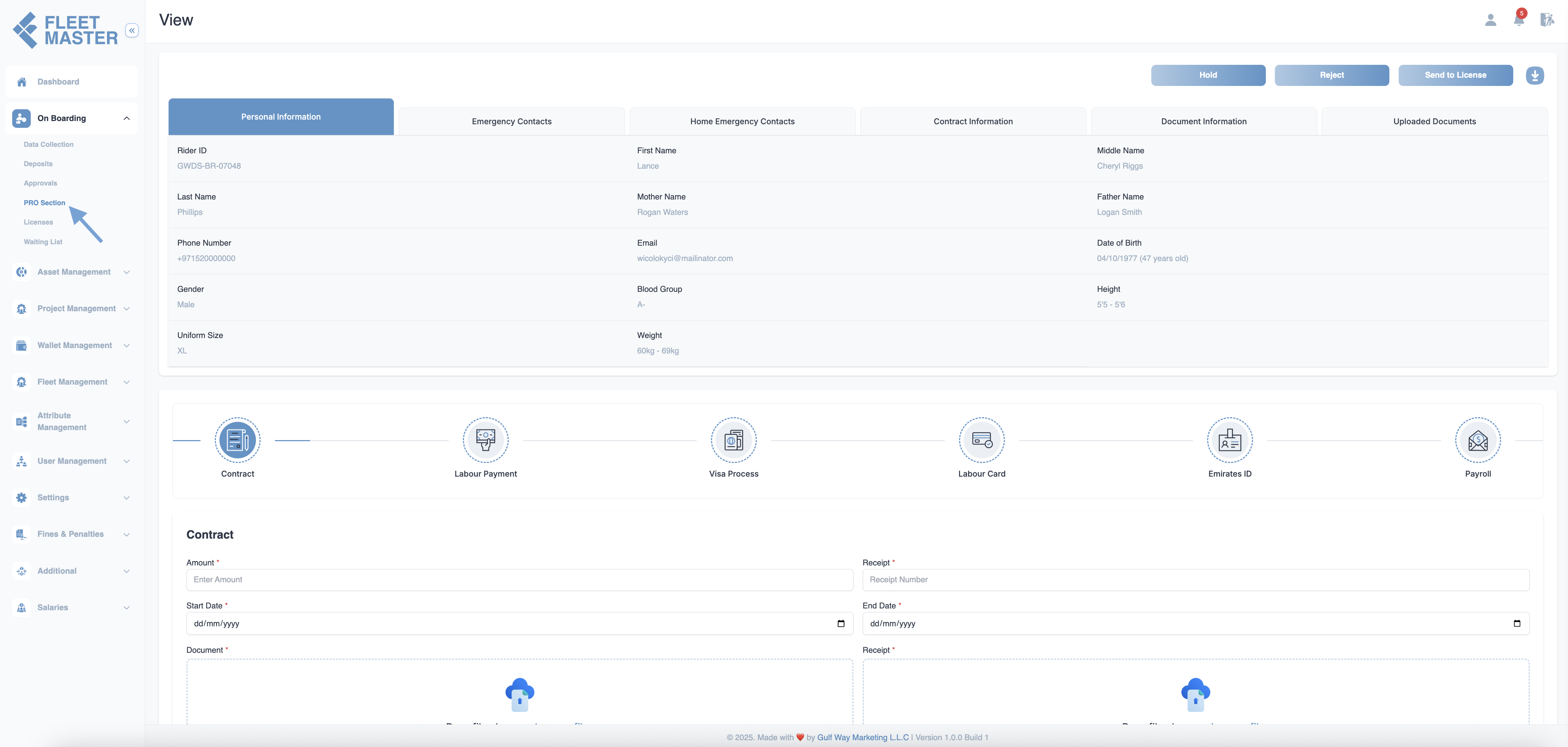 PRO Section Screenshot
